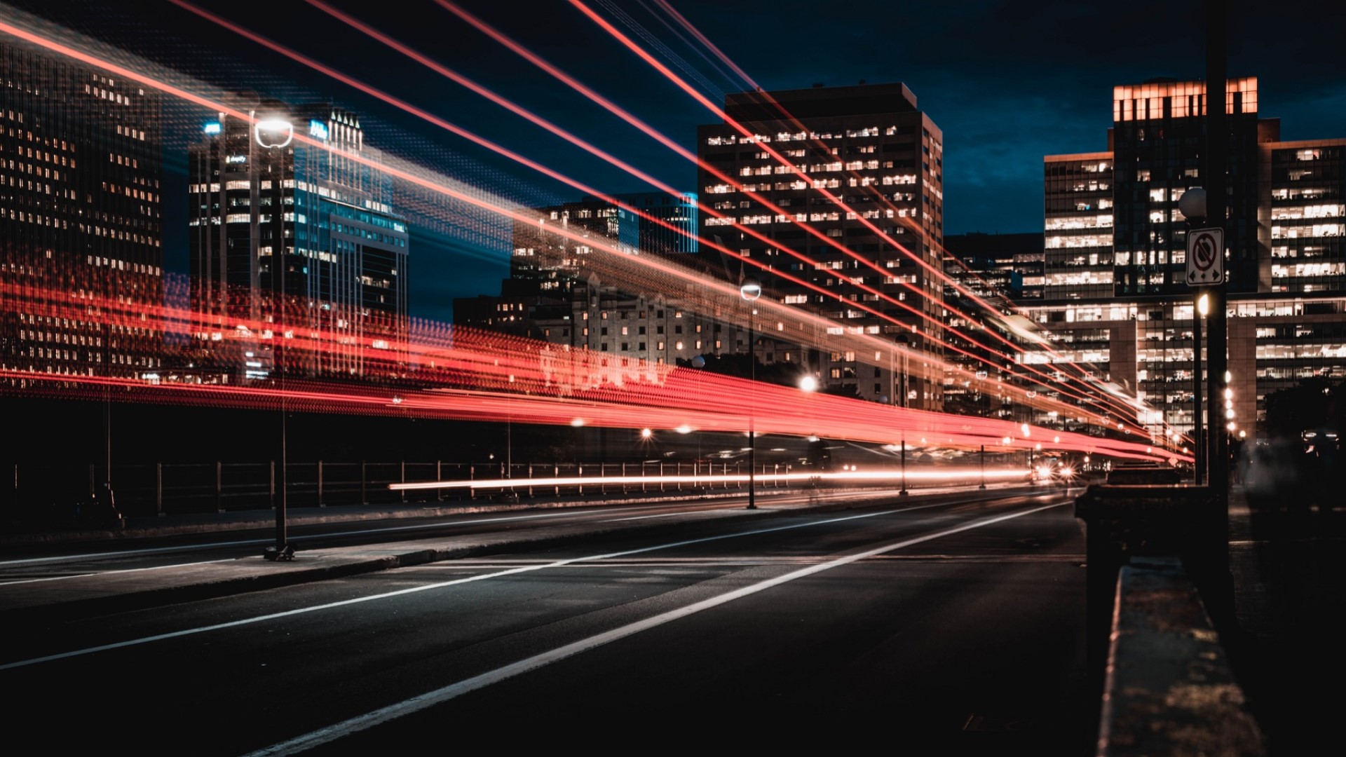 Traffic at night