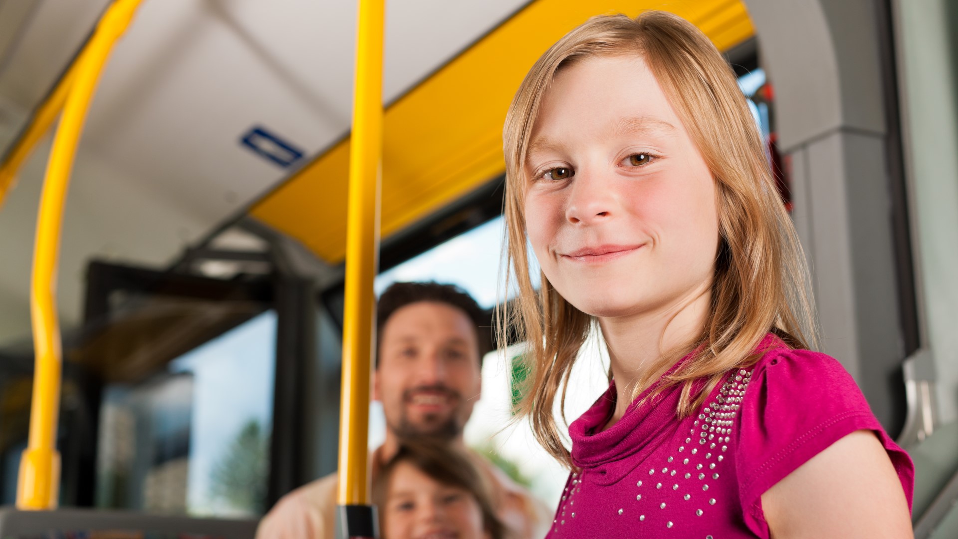 Girl in bus