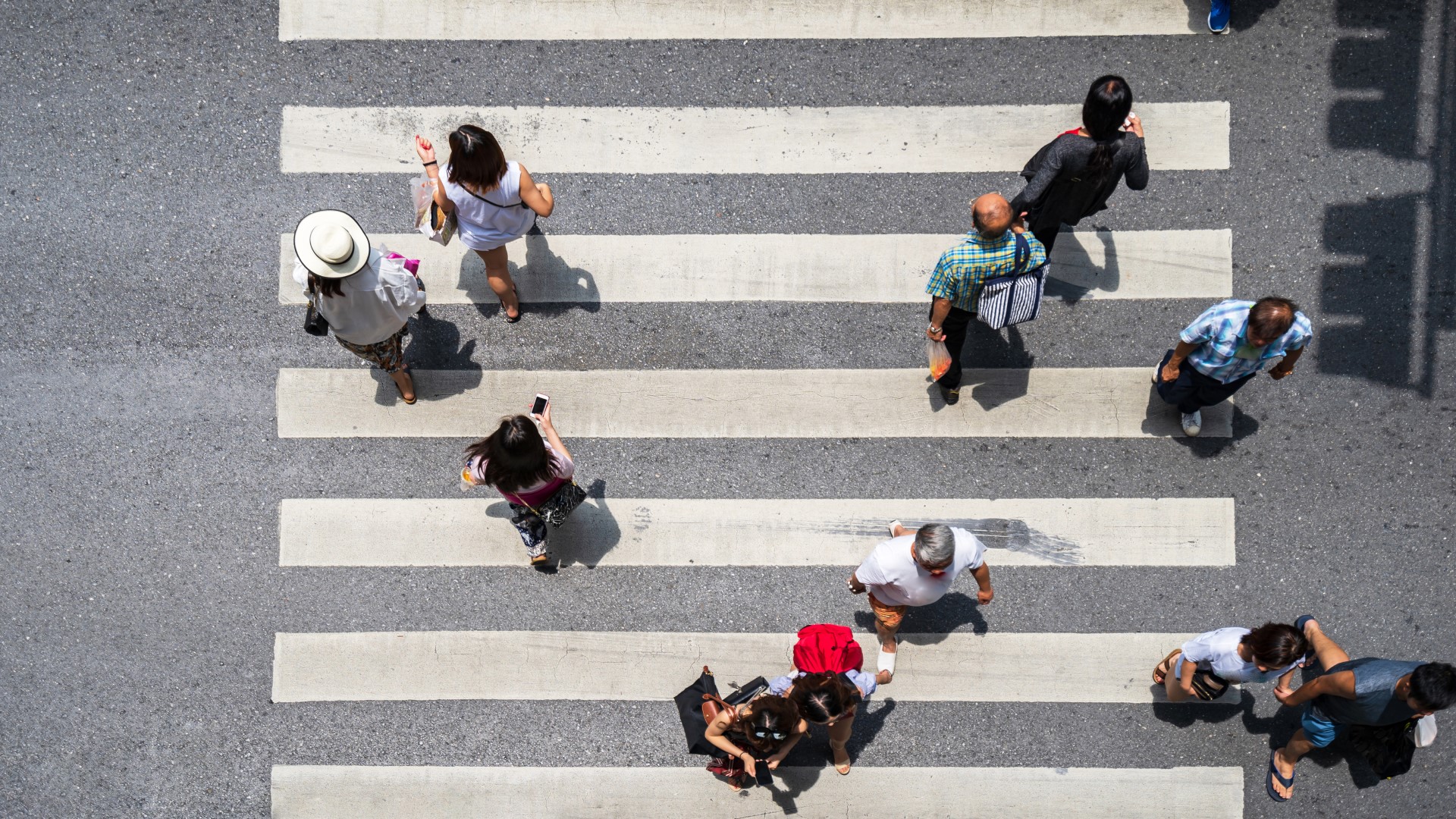 People walking